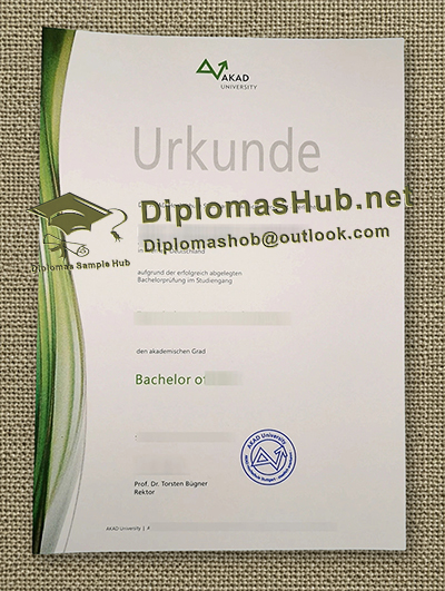 Akkad-Universität Urkunde
