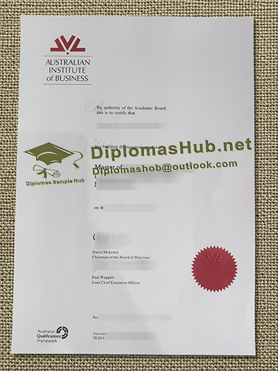 Australian Institute of Business degree