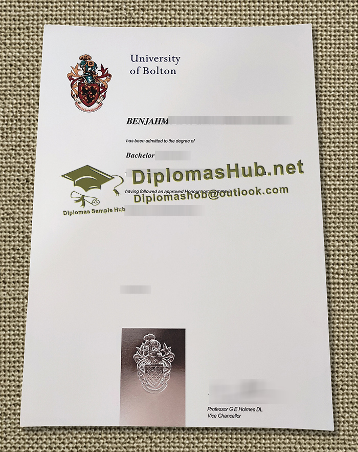 University of Bolton Degree