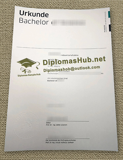 FH Aachen Urkunde