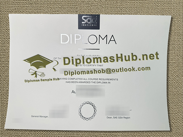 SAE Institute Degree