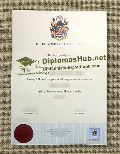 University of Buckingham Degree