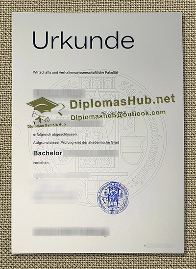 Uni Freiburg Urkunde