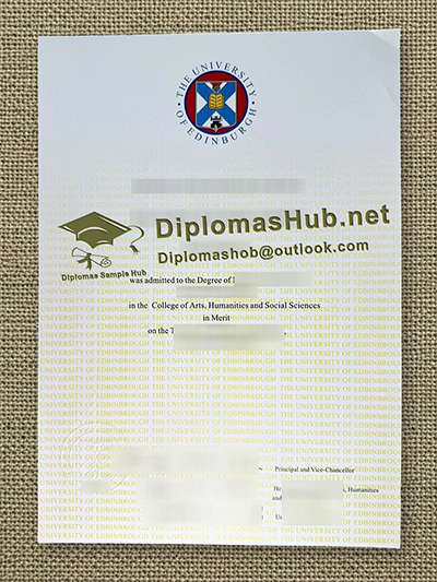 University of Edinburgh degree