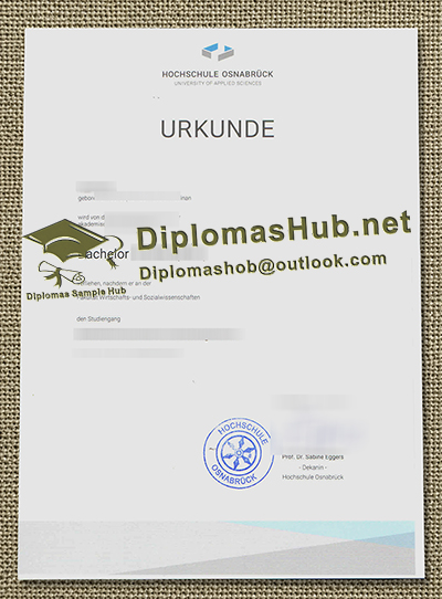 Universität Osnabrück Urkunde
