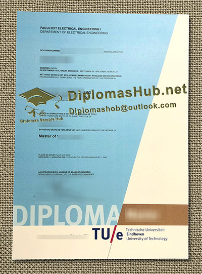 Technische Universiteit Eindhoven Getuigschrift