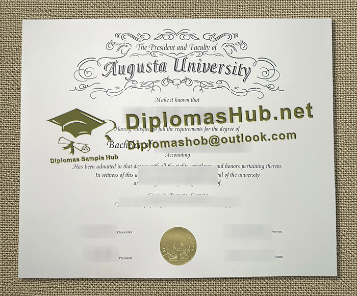 Augusta University Diploma Augusta University Diploma