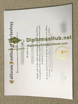 California Institute of Technology Diploma