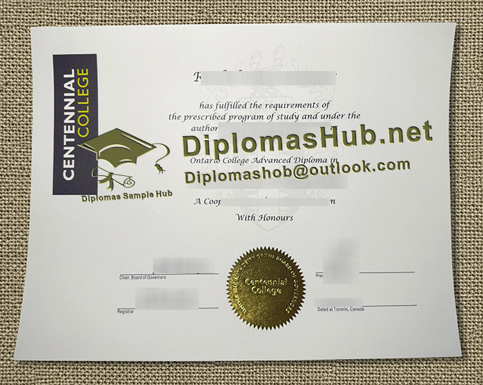 Centennial College Diploma