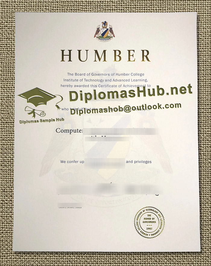 Humber College Diploma