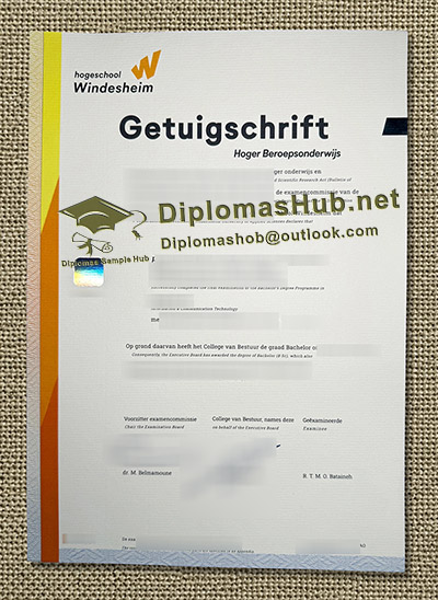 Hogeschool Windesheim Getuigschrift