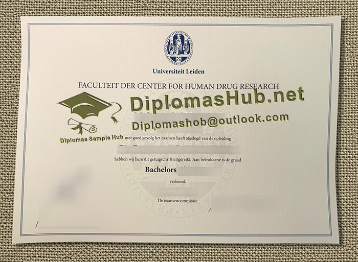 Universiteit Leiden Getuigschrift
