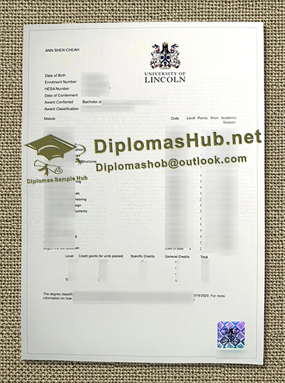 Lincoln University Transcript