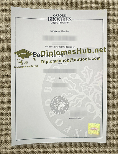 Oxford Brookes University Degree