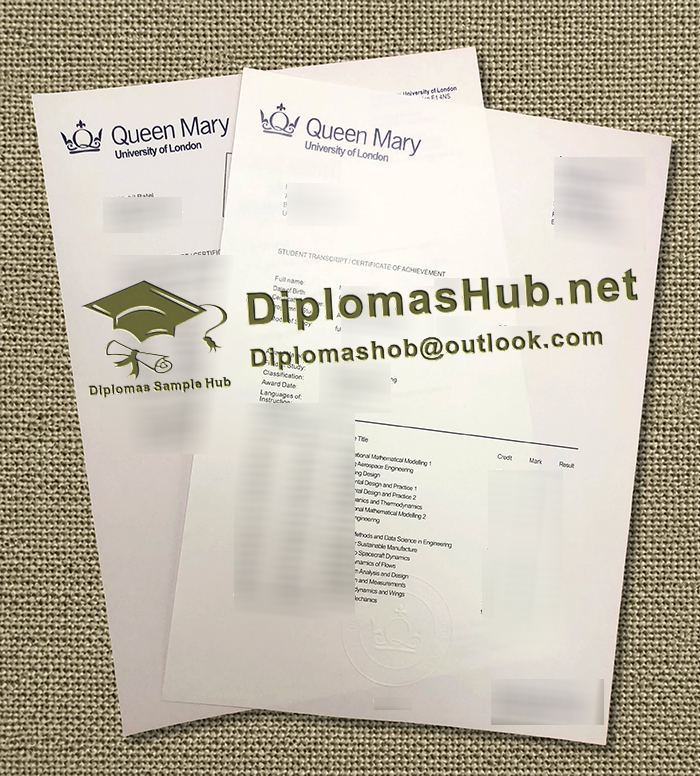 Queen Mary University of London Transcript Queen Mary University of London Transcript