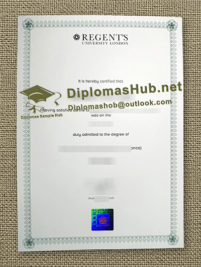 Regent's University London Degree