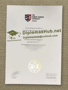 Robert Gordon University Degree
