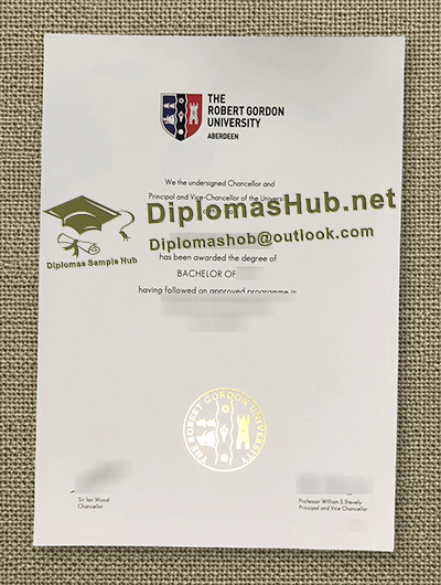 Robert Gordon University Degree