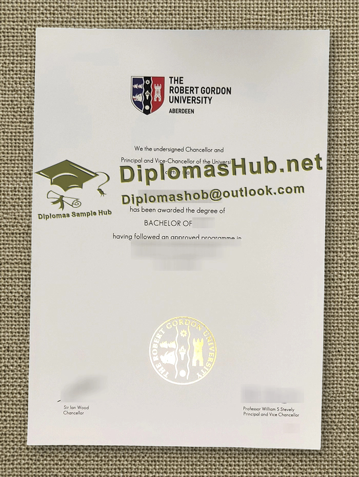 Robert Gordon University Degree