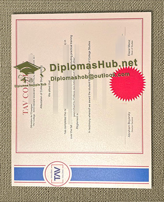 TAV College Diploma
