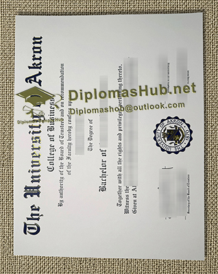 University of Akron Diploma