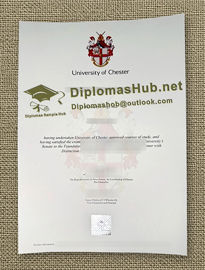 University of Chester Degree