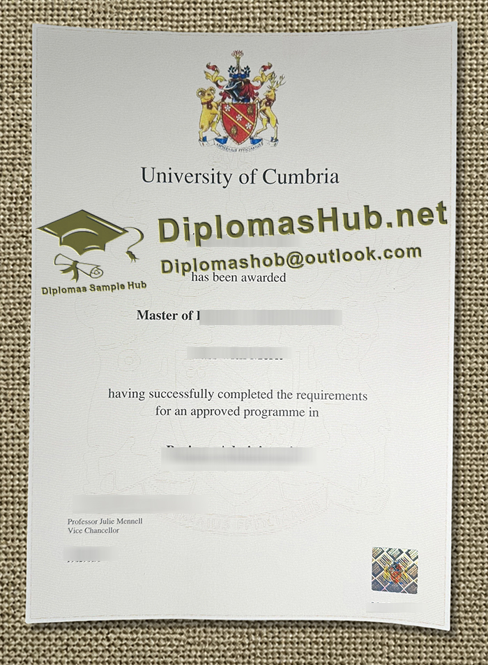 University of Cumbria Degree