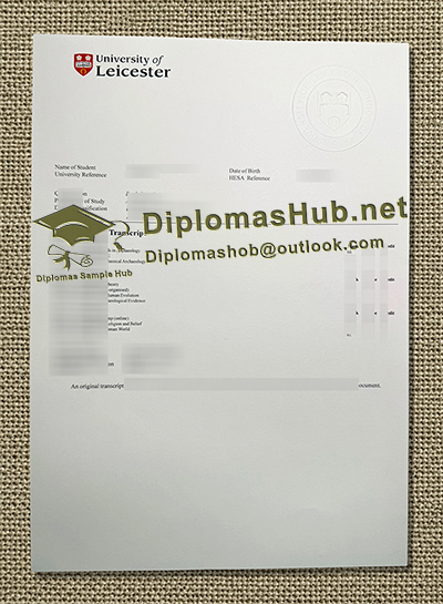 University of Leicester Transcript