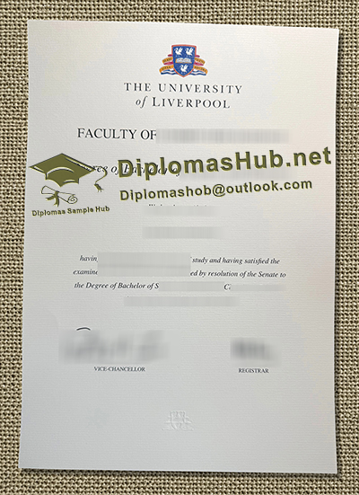University of Liverpool Degree