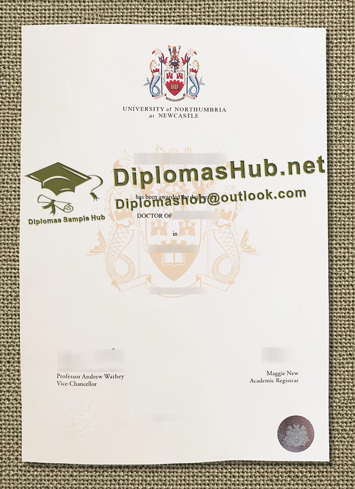 University of Northumbria at Newcastle Degree