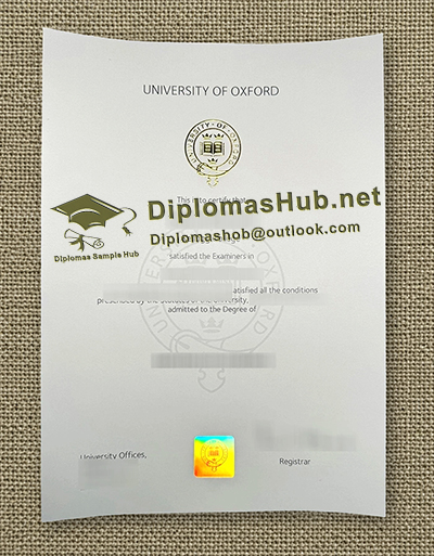 University of Oxford Degree