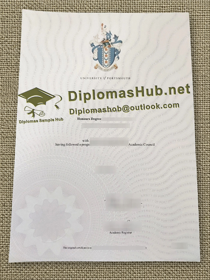 University of Portsmouth Degree