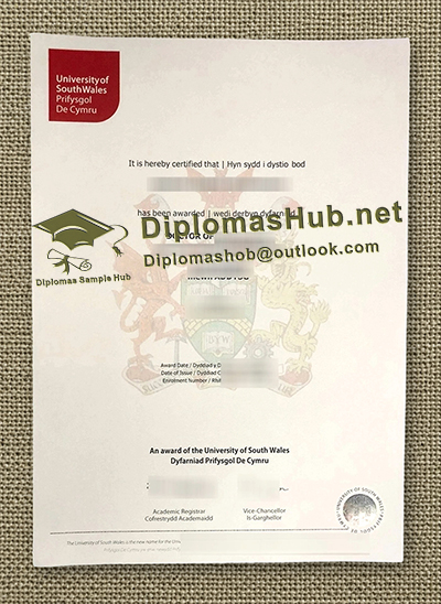 University of South Wales Degree