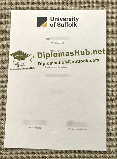 University of Suffolk Degree