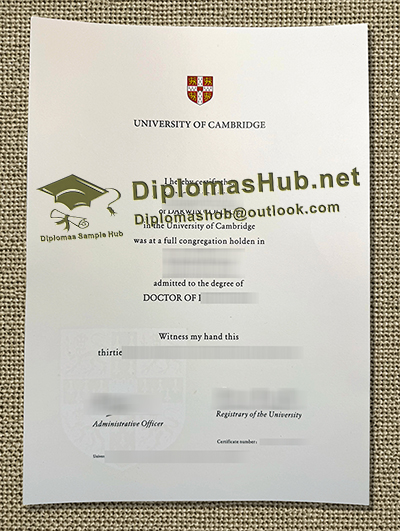 University of Cambridge Diploma