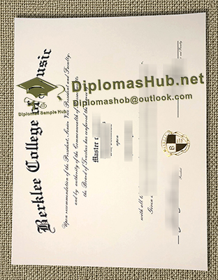 Berklee College of Music Diploma