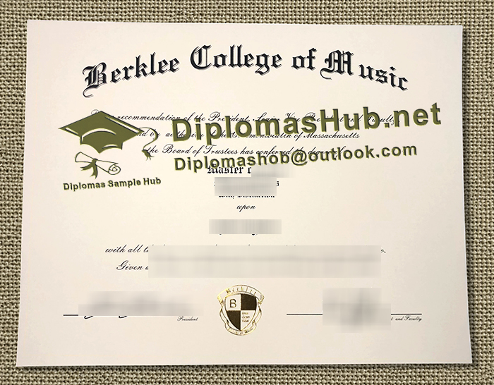 Berklee College of Music Diploma