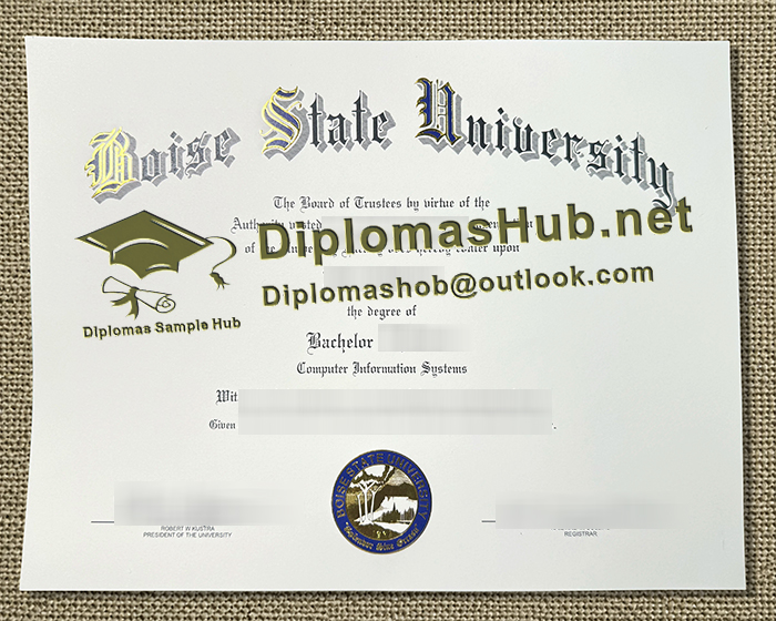Boise State University Diploma Boise State University Diploma