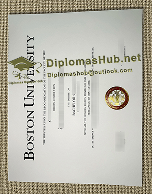 Boston University Diploma