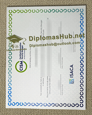 CISM Certificate