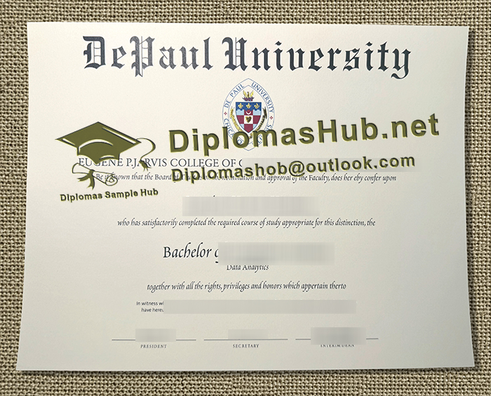 DePaul University Diploma DePaul University Diploma