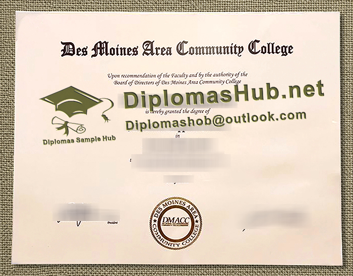 Des Moines Area Community College Diploma
