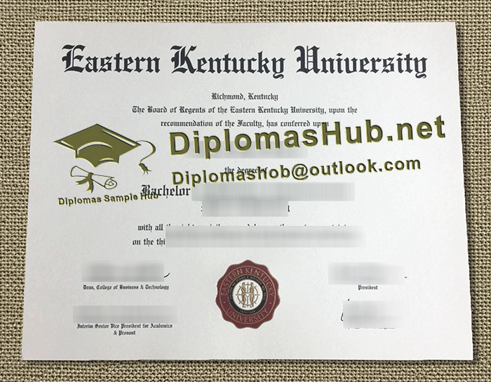 Eastern Kentucky University Diploma