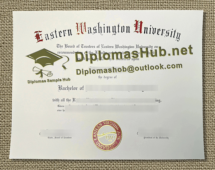 Eastern Washington University Diploma