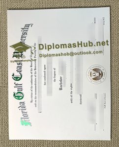 Florida Gulf Coast University Diploma