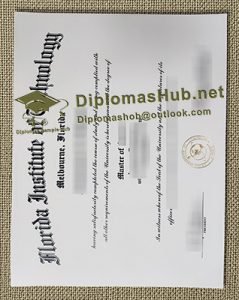 Florida Institute of Technology Diploma