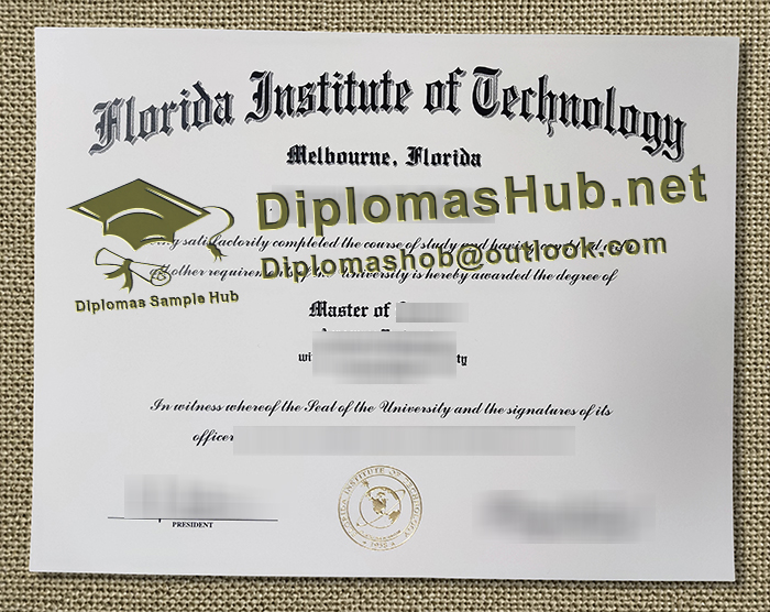 Florida Institute of Technology Diploma Florida Institute of Technology Diploma