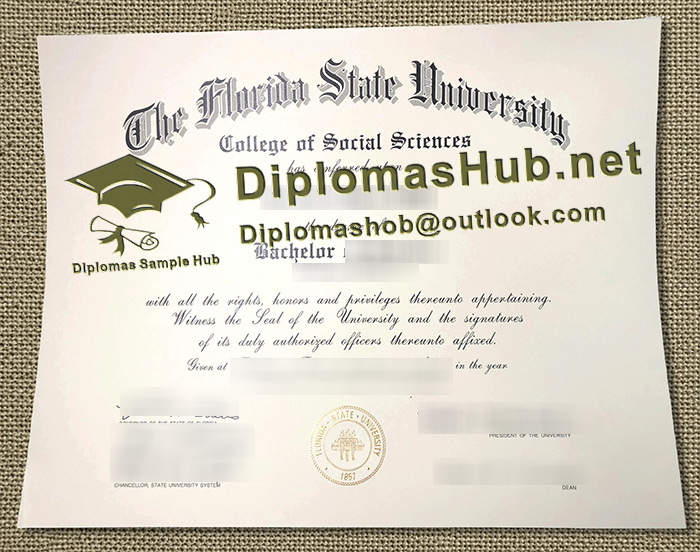 Florida State University Diploma