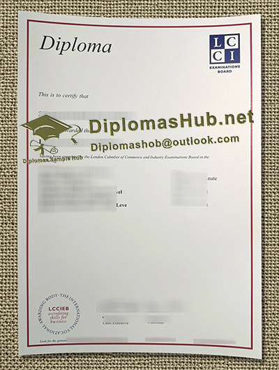 LCCI Certificate