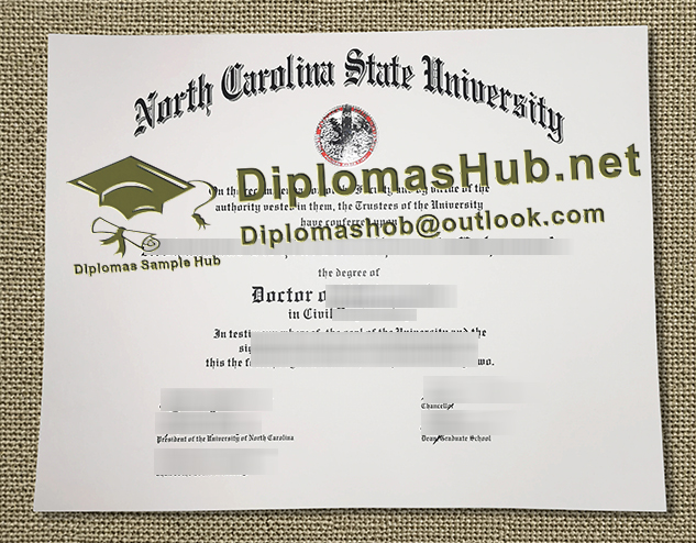 North Carolina State University Diploma North Carolina State University Diploma